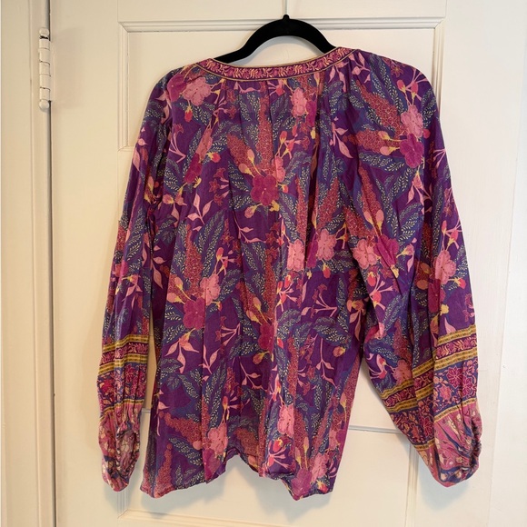 Spell Floral Purple Women's Top - Picture 3 of 3